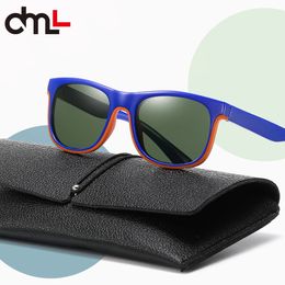 DML Brand Polarise Kids Sunglasses Tr Safety Material Kids Sunglasses Fashion Boys Filles Shade Protection Lunes UV400 240412