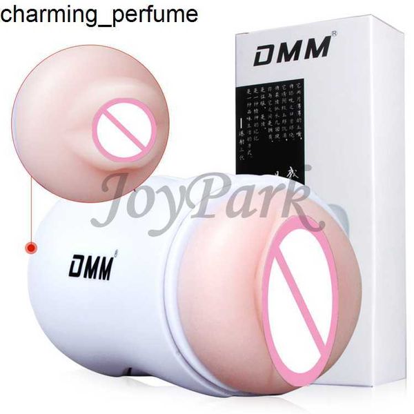 DMM Electric Male Masturbator Cup Artificial Gubas Vagina Silicon Pussy Vaginator para hombres Toy de sexo