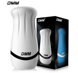 Dmm Masturbateur Mâle Vibrateur Doux Silicone Vagin 3d Réaliste Chatte Sex Toy Pour Hommes Vibrant Masturbation Tasse Stimulateur C190229306580