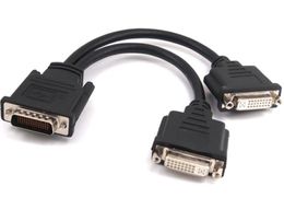 DMS59 DMS-59 59Pin DVI Male naar 2 x DVI 24+5 Female Converter Adapter Dual Link Video Splitter Kabel voor Dual Monitor Systeem 59