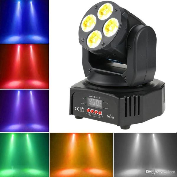 DMX512 éclairage Disco maître-esclave Led lumière de scène Dj noël UV 6 IN1 effet de lavage tête mobile lumière de scène projecteur de fête