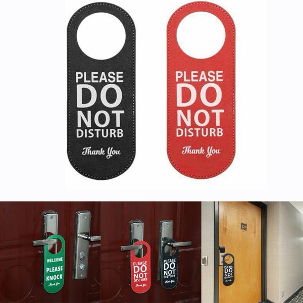 Ne pas déranger s'il vous plaît frapper les pancartes boutons de porte de la salle de réunion de la salle de réunion étiquette étiquette étiquette suspendue pour le bar du bar du hôtel