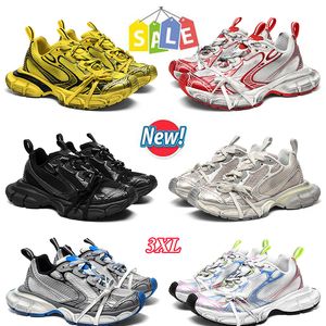 DO Old Dirty Laces Platform Track Casual Designer schoenen 3XL Sneaker Dames Heren Donkergrijs Lichtroze Geel Tripler Zwart Sliver Beige Wit Gym Rood Runners Trainers