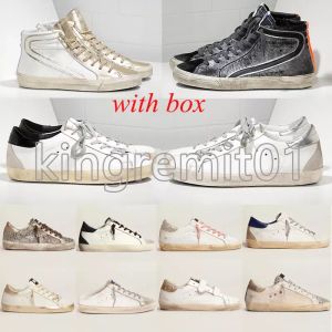 Do-Old Dirty Shoes Star Baskets Designer Formateurs Italie Marques Hommes Sneaker Classique En Caoutchouc Entraîneur À La Mode Rose Or Glitter Chaussure