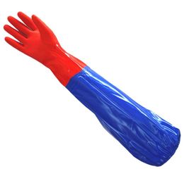 Faire l'assainissement des travaux ménagers Produits aquatiques propres tuer les poissons les gants longs empêchent les plats de lavage de pollution pétrolière en hiver ajouter de la caisse 5900624