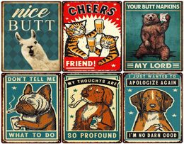 Faites ce que je veux une plaque rétro d'animaux signes de métal décor de chambre de bar belle assiette murale chat chat vintage affiche de l'étain cadeau drôle N394A6100284