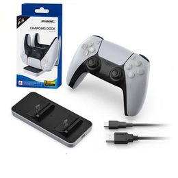 DOBE Chargeur Dock Pour Sony P-5 Playstation 5 PS5 Contrôleur de Jeu Double Port Stand Station Indicateur Base Charge Rapide DHL