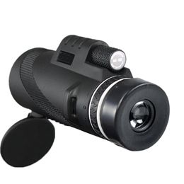Télescope Dobsonian 40x60 Optics BAK4 Night Vision Monocular High Power Telescope Portable + Case