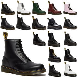 Doc Botas para mujer Diseñador sobre la rodilla Dr Mujer Mujer Botines Dr Clásico Zapatillas de deporte de lujo Oxford Fondo Tobillo Hombres Nieve al aire libre Invierno Mini bota Australia al aire libre