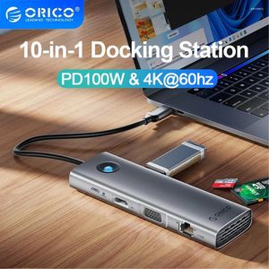 Dockingstation USB C Hub naar 4K60Hz HDMI-compatibele 3.0 Adapter RJ45 PD100W Lading Voor MacBook Air M1 M2 Splitter