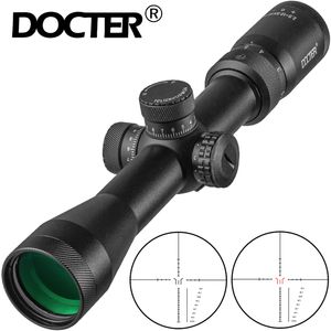 Mira telescópica Docter 2,5-12,5x40 Ir para caza, Rifle de aire, telémetro de alambre, retícula Mil Dot, retícula, mira telescópica, miras ópticas tácticas