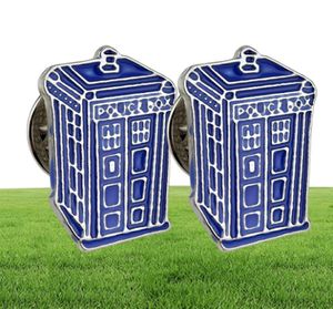 Doctor Who Dr Mysterious Series Brooch Badges Fashion Blue TARDIS BOX ENAMEL Tie Icônes Brooch Pins ACCESSOIRES DES RHABE 2010091667212