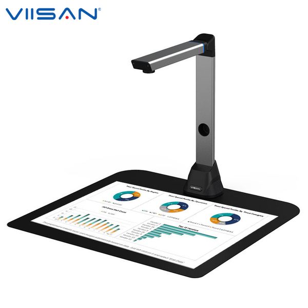 Scanners de documents VIISAN V8 Book Document Scanner High Definition 8MP Portable Scanner for Office TeacherCapture Size A3 Multi-Language 230704