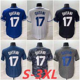 Dodgers Baseball Jerseys Shohei OHTANI CAMO BLAUW WIT GRAME CREAM MANNEN ED Jersey Size S M L XL 2XL 3XL X