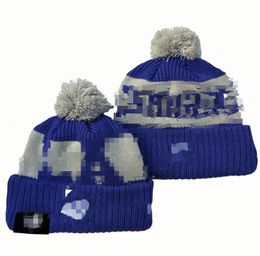 Gorro de los Dodgers Gorros de Los Ángeles Los 32 equipos Gorros de punto con pompón para hombre Gorros de béisbol Gorros de béisbol a rayas Lana Cálida EE. UU. Deporte universitario Gorros de punto Gorra para mujer a9