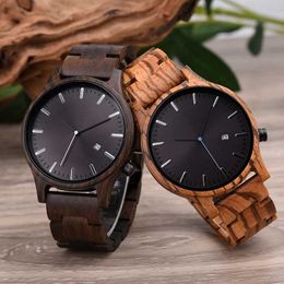 DODO DEER – montre en bois de santal pour hommes, avec mouvement japonais, montre en bois Ultra fine, offre spéciale