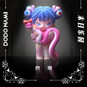 Dodo nami doomsday paradise blind box mignon d'action mignon personnage d'animation kawaii mystérieux concepteur de poupée cadeau de cadeau 240426