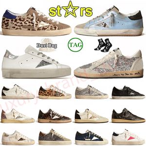 Golden Goose Super Star doold Dirty sneakers Golden Fashion hommes femmes ball Star Casual chaussures plates en cuir blanc sneakers
