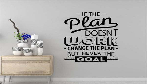 Les plus grandes citations de motivation ne font-elles pas de phrases durs en vinyle autocollant mural chambre décor de chambre peint de bureau de bureau décora2808657