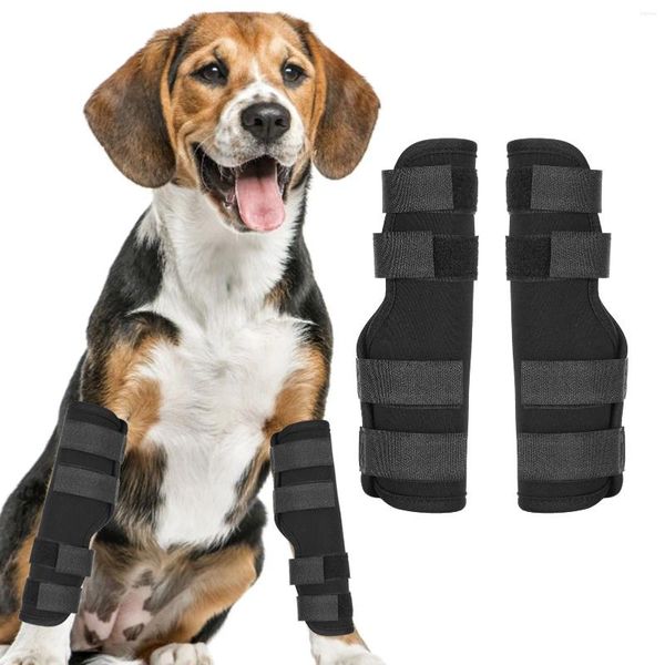 Ropa para perros 1 par de neopreno mascota protector de pierna protector artritis lesión rehabilitación cuidado para perros