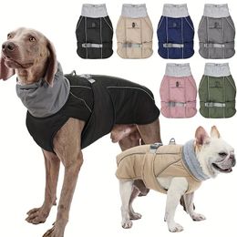 Appareils pour chiens 1 morceau d'hiver Pet Coton Veste en coton étanche et épaissie Vêtements extérieurs