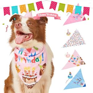 Ropa para perros 1 set bonito traje de cumpleaños cómodo decorativo liviano lindo martillo de cabeza de mascotas