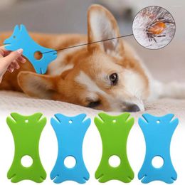 Dog Apparel 1 Set Tick Carte avec loupe Facile à utiliser Facile à utiliser Tool de retrait réutilisable pour les accessoires pour animaux de compagnie