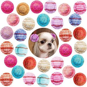 Vêtements pour chiens 10/20 pièces mode pince à cheveux pour animaux de compagnie chapeau Style chiot chaton chien toilettage accessoire pour petits chiens accessoires