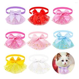 Appareils pour chiens 10 / 20pcs Bows Bows Flash Jirt Trime à noeud papillon Poix de compagnie ACCESSOIRES ARCES ARTICLES