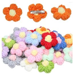 Appareils pour chiens 10 / 20pcs Pet Hair Flower Clip Bowknot Grooming Colorful Mignon Headwear arcs à la main pour les accessoires pour chat