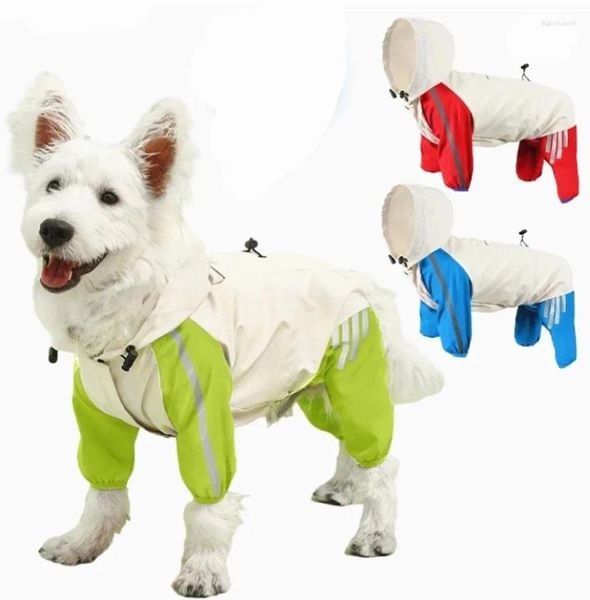 Ropa para perros 10 pc / lote impermeable reflectante impermeable ropa para mascotas para chihuahua chaqueta pequeño mono monos