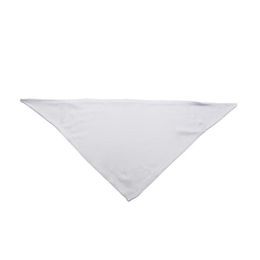 Chien Vêtements 10 Pcs Bandanas Sublimation Blanc Blanc Bricolage Polyester Chiens De Compagnie Triangle Cou Écharpe Transfert De Chaleur Impression Drop Delivery H Dhrx8