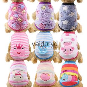 Ropa para perros 12 colores Chaleco de cachorro de dibujos animados Ropa Ropa cálida Chihuahua Bulldog francés Abrigo de invierno para perros pequeños Pet Catvaiduryd