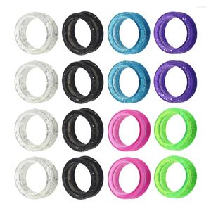 Hond Kleding 16 Stuks Schaar Siliconen Ring Handheld Ringen Duim Protector Haar Anti-slip Vinger Silicagel Pet Grooming voor Honden