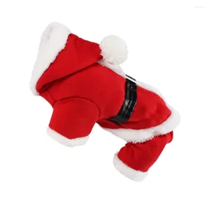 Vêtements de chien 1PC Manteau de Noël pour animaux de compagnie Santa Vêtements Costume Porter Chiot Hiver pour Home Shop Taille S