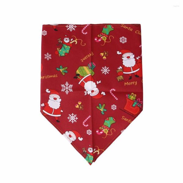 Ropa para perros, 1 pieza, toalla triangular de Navidad para mascotas, bufanda para el cuello de gatos y Saliva, accesorios de necesidades diarias