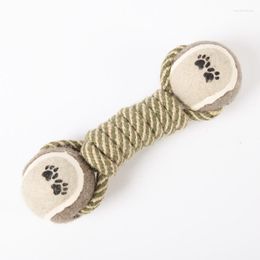 Dog Apparel 1PC Pet Molar Toy Cotton Rope Tennis Bite Supplies