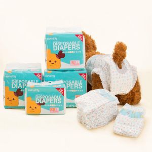 Hond Kleding 1 Stks/zak Super Absorptie Fysiologische Broek Luiers Voor Honden Huisdier Vrouwelijke Wegwerp Lekvrij Luiers Puppy