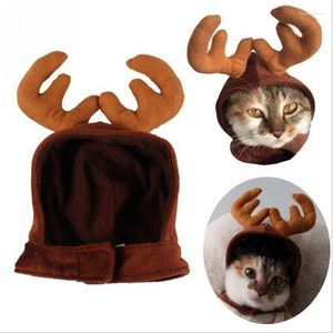 Vêtements de chien 1pcs bandeaux bois casquette fournitures pour animaux de compagnie chapeau de chat chapeaux de cerf Teddy Gentleman casquettes costume de noël