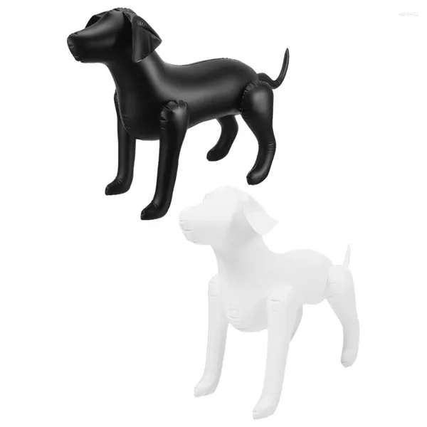 Ropa de perro 2 PCS Modelo de ropa de mascota ropa inflable Maniñones Mannequines Modelos de pie Self Dogs Shop Shop para