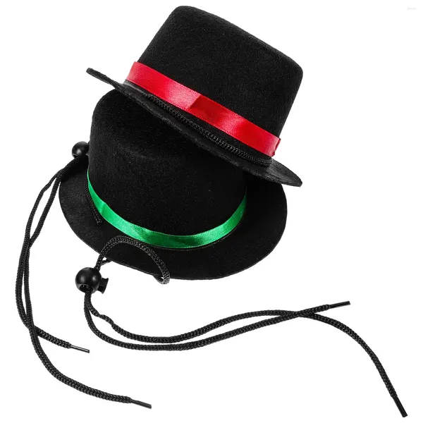 Dog Apparel 2 PCS Top Hat Festival Cat suministros de gatito de gatitos accesorios para mascotas de gatito multifunción se sentía adorable pequeño