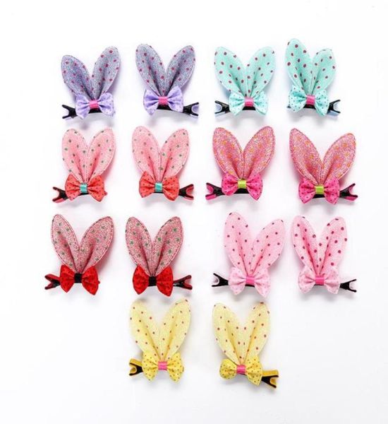 Vêtements de chien 20 pcs Pâques Pet Hair Bows Clips Oreilles Épingles à cheveux Accessoires de toilettage pour petit Medium8754235