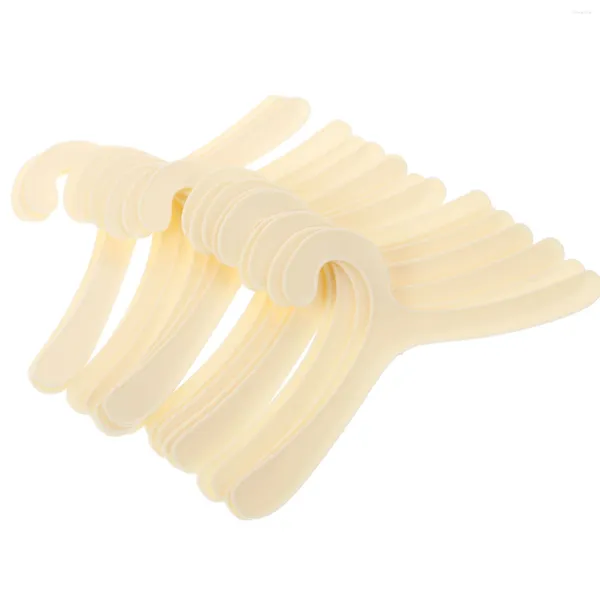 Vêtements de chien 20 pcs le cintre pour animaux de compagnie enfant bébé poupées accessoires cintres de pépinière porte-vêtements en plastique