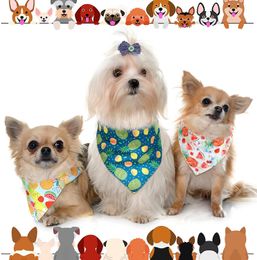 Appareils pour chiens 20 pièces Bandana Scarpe Triancoise Bibs Pet Summer Drop Livraison Home Garden Supplies OT3ty