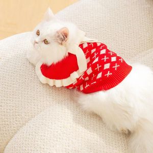 Vêtements pour chiens 2023 mignon automne chaton pull pour prévenir la perte de cheveux marionnette britannique court bleu chat animal de compagnie et vêtements d'hiver