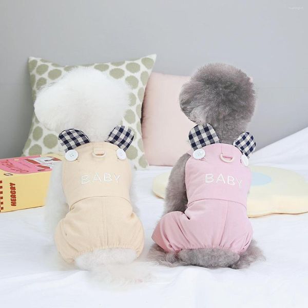 Vêtements pour chiens 2023 combinaisons pour animaux de compagnie body vêtements chat printemps été pantalon bébé ours sangle