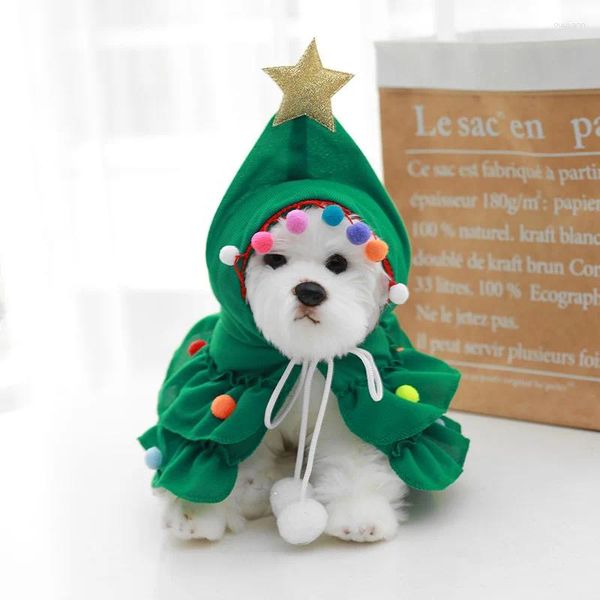 Appareils pour chiens 2024 Vêtements de Noël Pet Cloak Châle Transformation Costume Costume Gift Wholesale