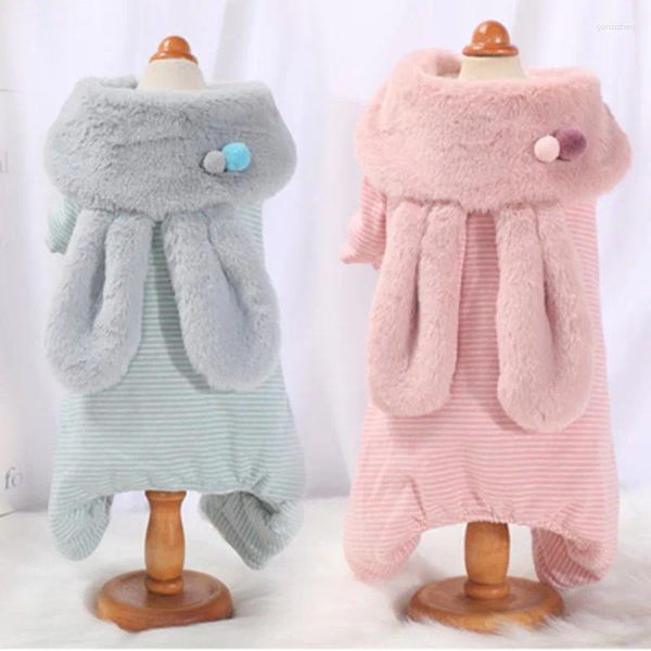 Ropa para perros 2024 Jimmy Doll Cat Pet Otoño e invierno Ropa gruesa de cuatro patas Teddy Un pequeño tamaño mediano