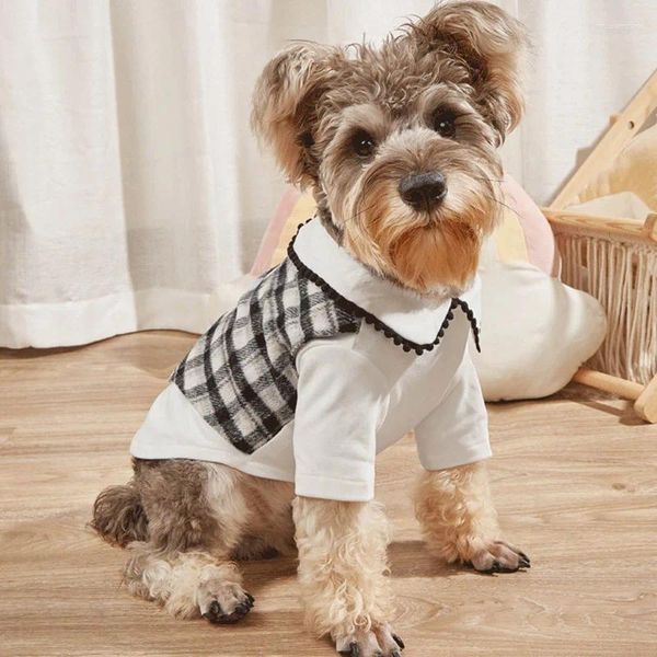 Appareils pour chiens 2024 vêtements de compagnie Dogs PETS Vêtements d'automne chemise Chihuahua pour petit costume Ropa Perro Yorkshire Pug