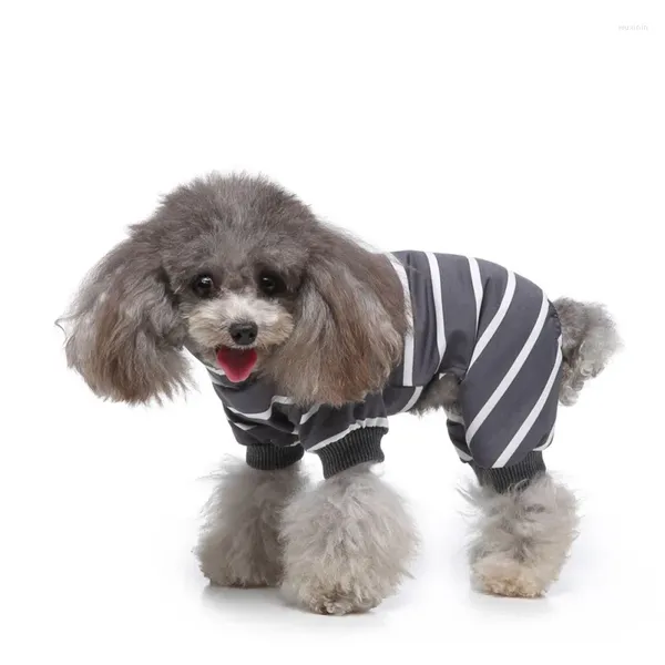 Ropa para perros 2024 Pet Pijamas suaves Mono despojado Ropa linda Cachorro Body Primavera Verano para perros pequeños medianos Gatos